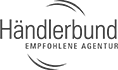 Wir sind qualifizierter Agenturpartner des Händlerbundes Vom Händlerbund empfohlene Agentur