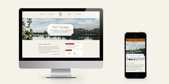 Responsive Restaurant Webseite